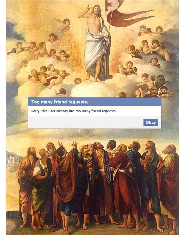 Nastya Nudnik places social media icons and emojis in works of art.