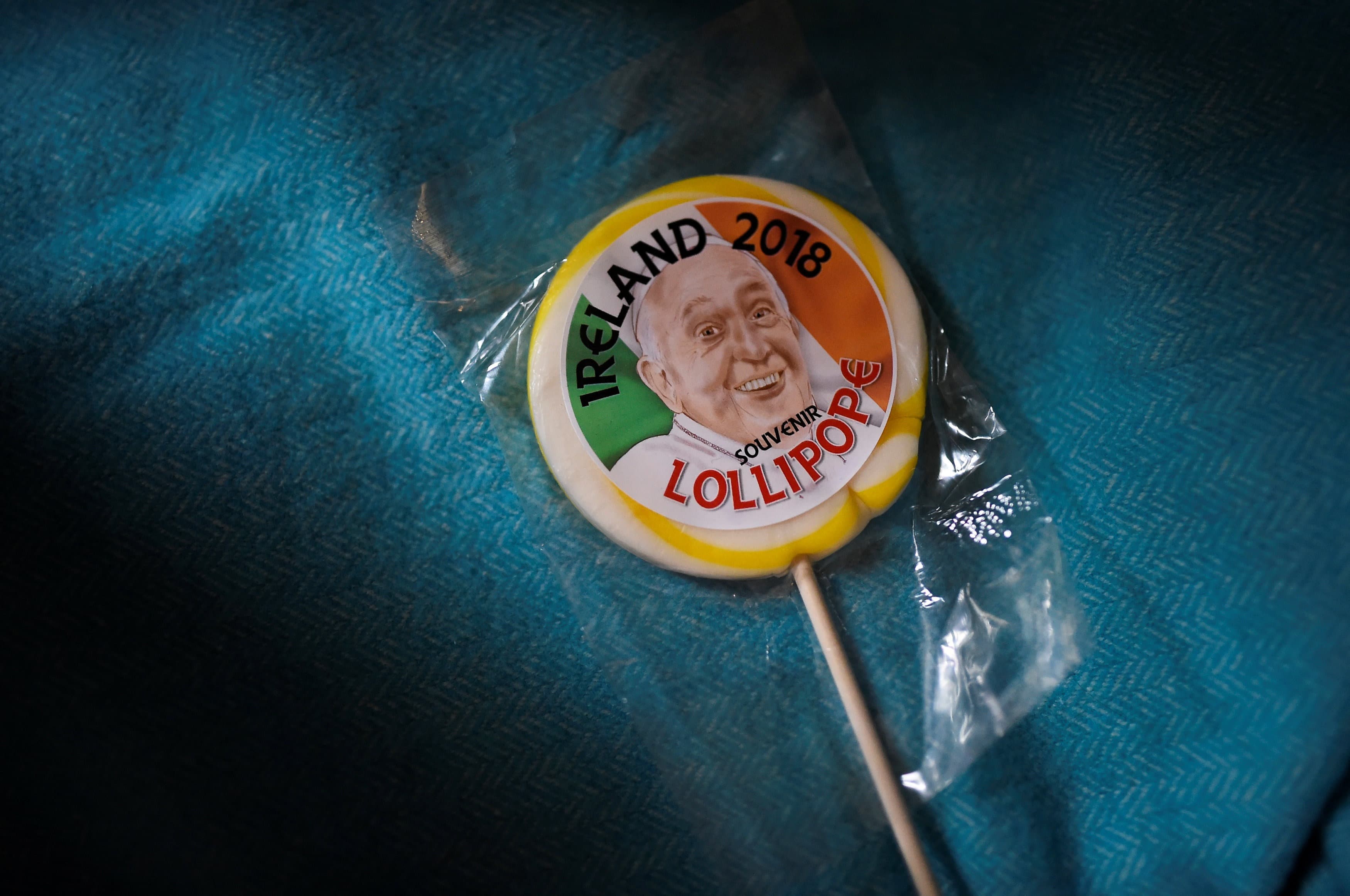 A souvenir lollipop called a