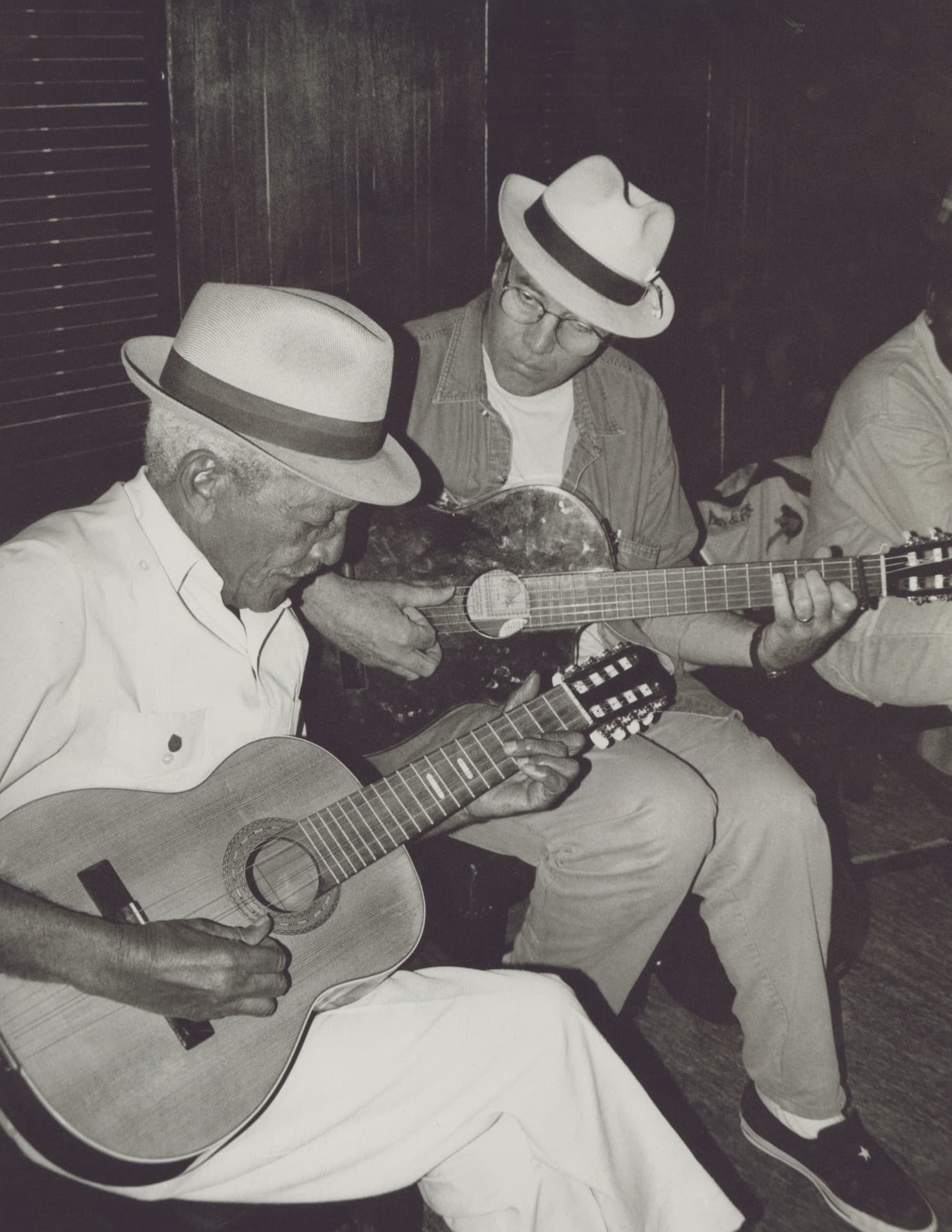 Compay Segundo and Ry Cooder.