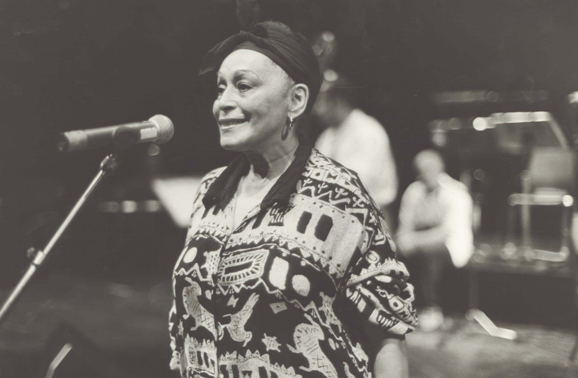 Omara Portuondo sings with Buena Vista Social Club.