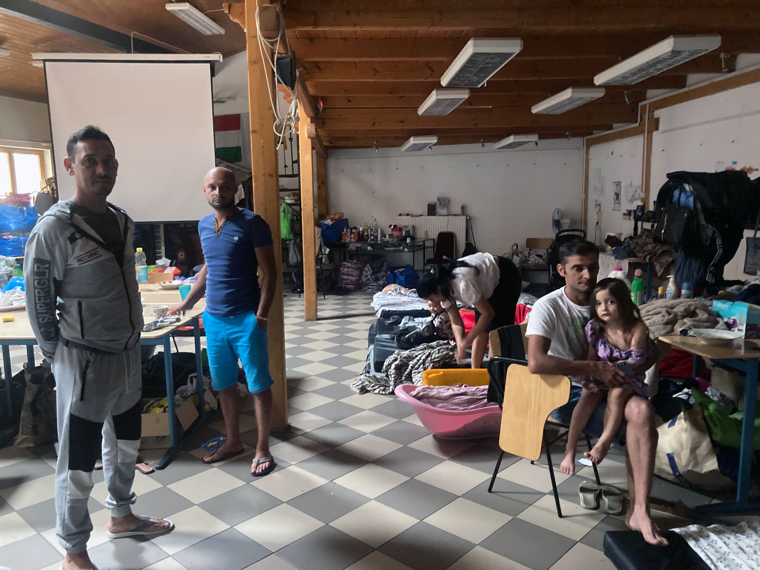 Ukrainian refugees receive temporary shelter provided by Pastor Iványi's church, the Hungarian Evangelical Fellowship.