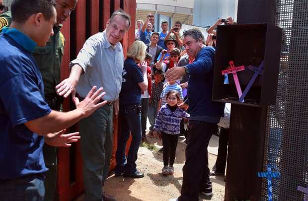 Loved ones separated by the U.S.-Mexico border meet at Friendship Park