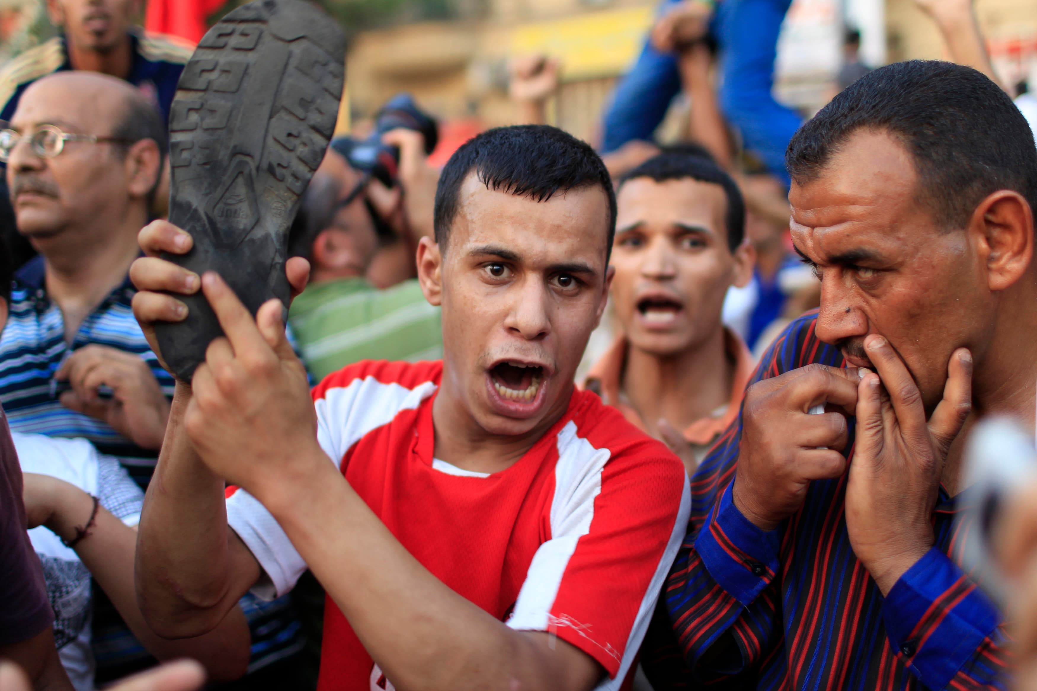 Tahrir square protesters